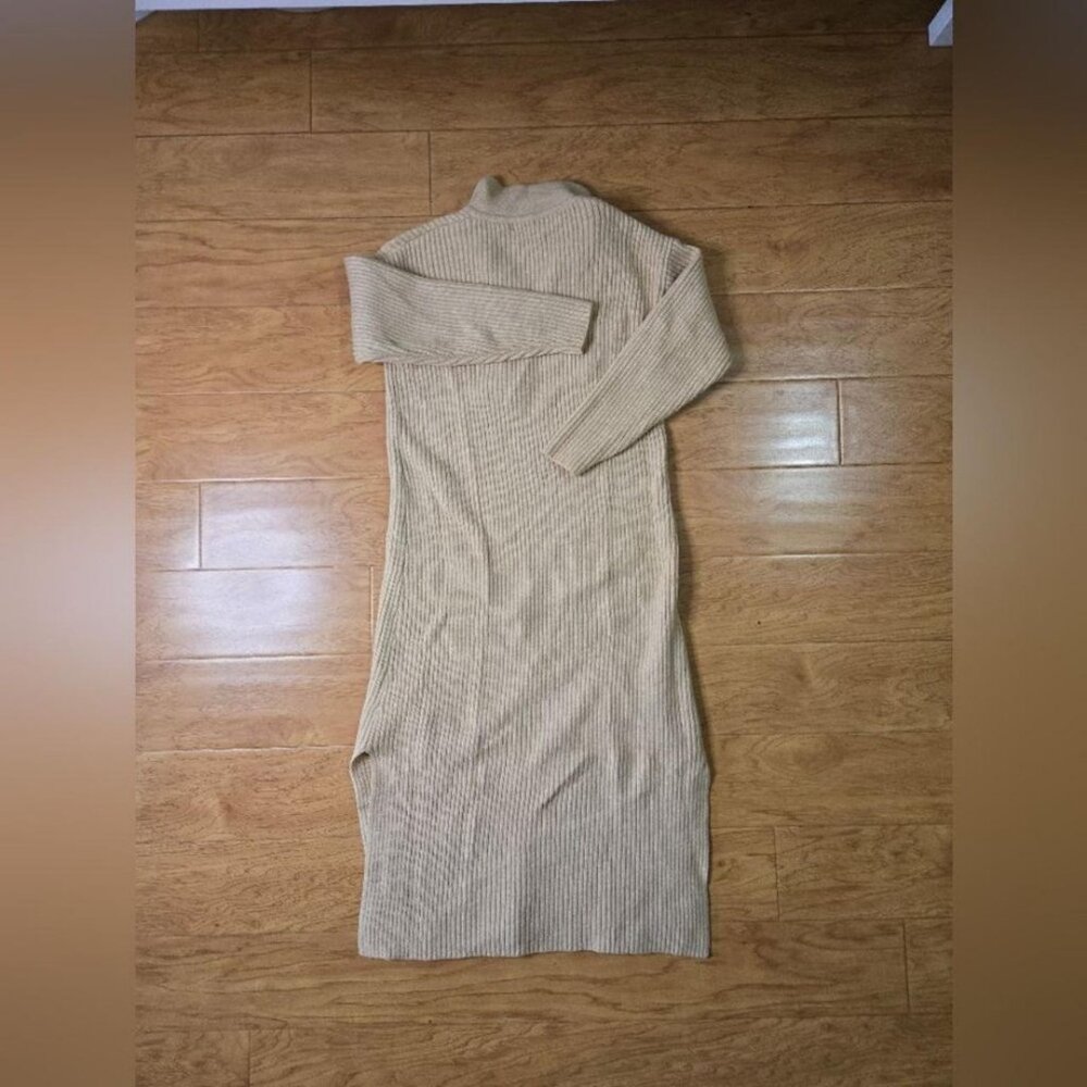 Sleeve Cream Sweater